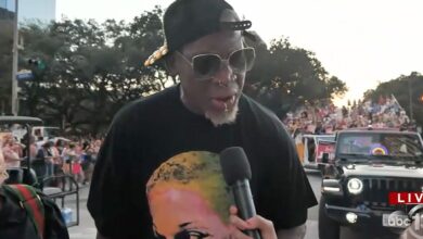 Photo of Dennis Rodman Defends Wearing Skirt to Pride Parade, Shuts Down Critics