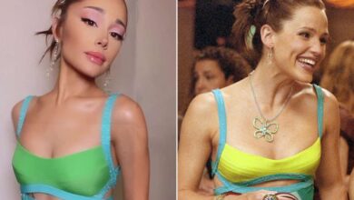Photo of Jennifer Garner’s Emotive Response to Ariana Grande Wearing 13 Going on 30 Dress