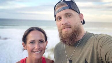 Photo of Country Star Brantley Gilbert Marks 6th Wedding Anniversary with Wife Amber Cochran