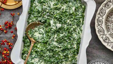 Photo of Delicious and Decadent Creamed Spinach with Taleggio Recipe by Rachael Ray