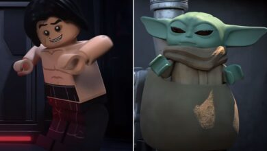 Photo of LEGO Star Wars Holiday Special Trailer: Shirtless Kylo Ren and Baby Yoda Make an Appearance