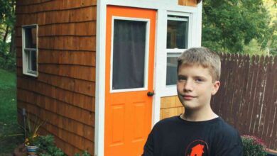 Photo of Iowa Teen Builds 89 Sq. Ft. Tiny House and Tiny Camper: A DIY Adventure