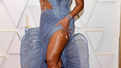Photo of Get the Scoop: Megan Thee Stallion Stuns at Oscars Debut in Show-Stopping Blue Dress