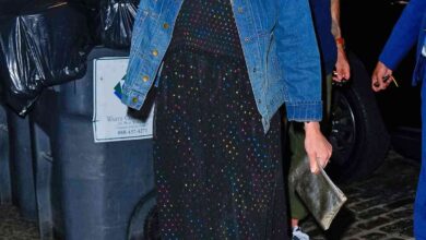 Photo of Reese Witherspoon Rocks a Stylish Denim Jacket in the Heart of New York City