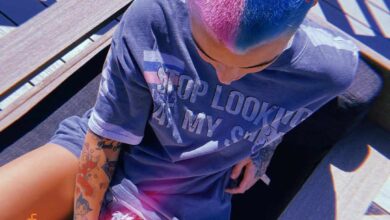 Photo of Ruby Rose Unveils Bold Pink and Blue Shaved Haircut: A Show-Stopping Look