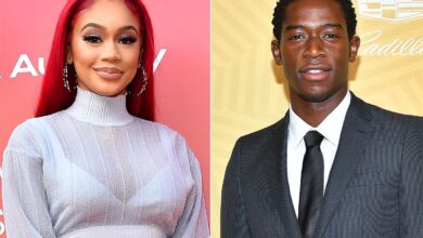 Photo of Saweetie wows with piano skills for Snowfall star Damson Idris in surprise performance